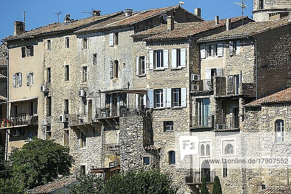 Häuser der Altstadt von Gordes  Vaucluse  Provence-Alpes-Cote dAzur  Provence  Südfrankreich  Frankreich  Europa