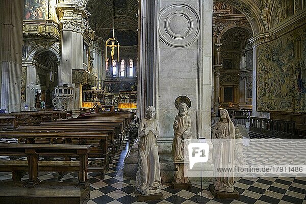 Basilika Santa Maria Maggiore  Bergamo  Provinz Bergamo  Italien  Europa