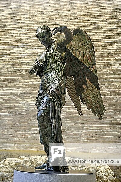 Bronzestatue Vittoria alata  Brescia  Provinz Brescia  Italien  Europa