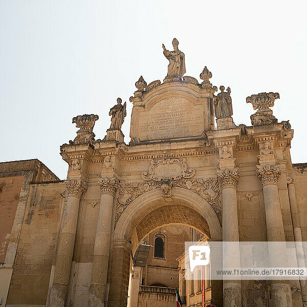 Italy  Apulia  Lecce  Facade of cathedral