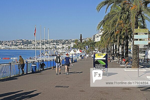 Waterfront in Nice  France  Europe