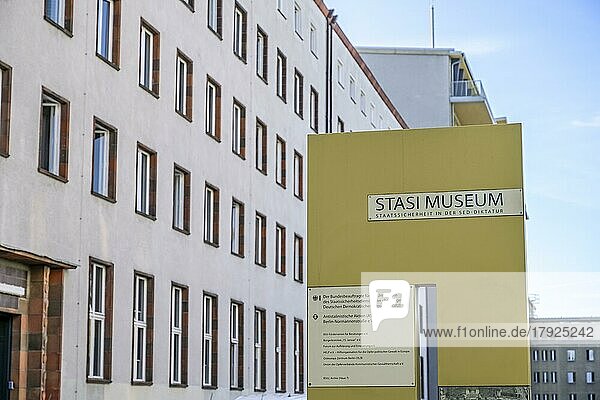 Stasi-Museum  Normannenstrasse  Lichtenberg  Berlin  Deutschland  Europa