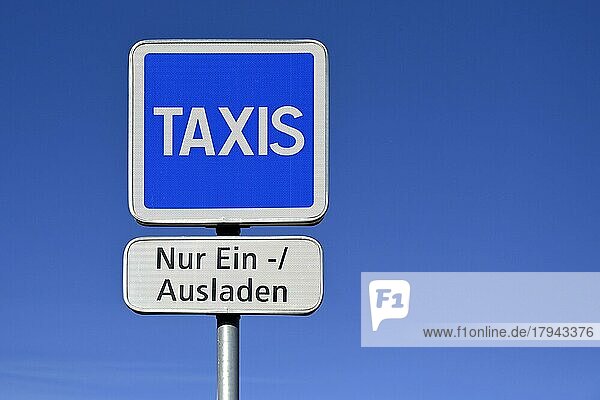 Schild Taxis