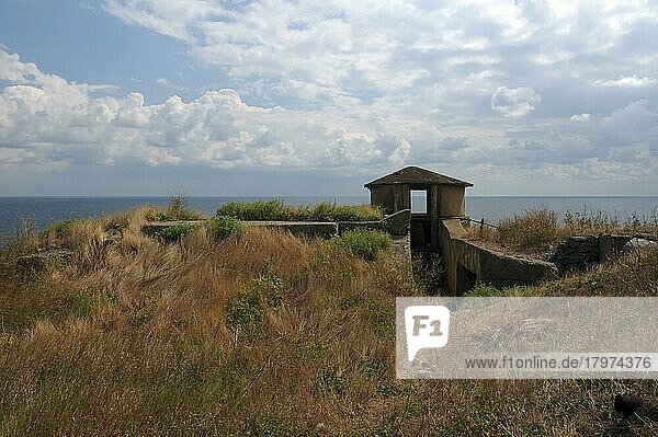 Festung auf der Schlangeninsel (Zmiinyi Island)  Schwarzes Meer  Odessa  Ukraine  Osteuropa  Europa
