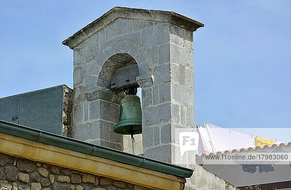 Italien  Italia  Sardinien  Castelsardo  Glockenturm  Europa