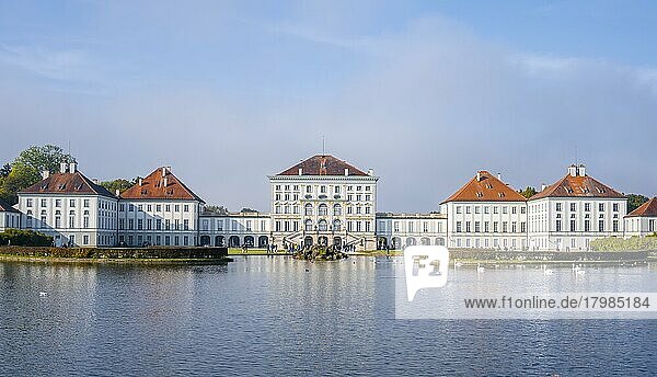 Nymphenburg Palace,  Palace Garden,  Munich,  Bavaria,  Germany,  Europe