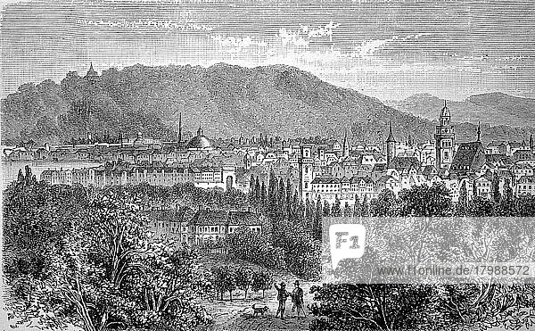 Cassel  now Kassel in Hesse  Germany  in 1880  Historic  digital reproduction of an original 19th-century image  Europe