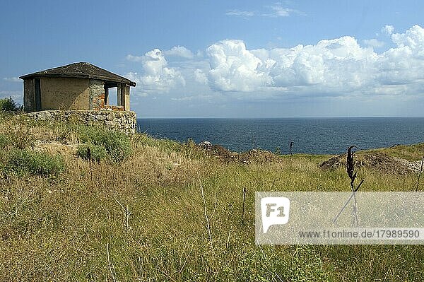 Festung auf der Schlangeninsel (Zmiinyi Island)  Schwarzes Meer  Odessa  Ukraine  Osteuropa  Europa