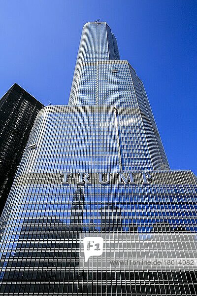 Trump Tower  Chicago  Illinois  USA  Nordamerika