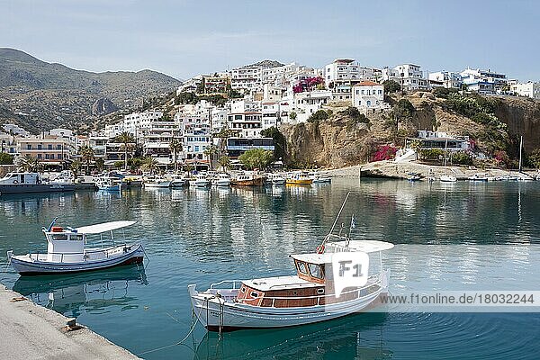 Hafen  Agia Galini  Kreta  Griechenland  Europa
