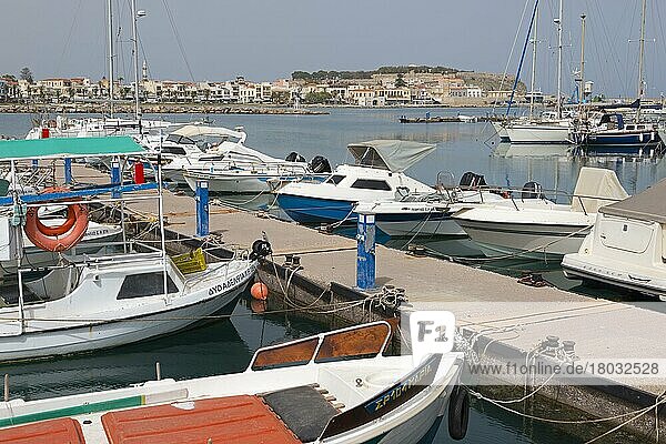 Hafen  Rethymno  Kreta  Griechenland  Europa