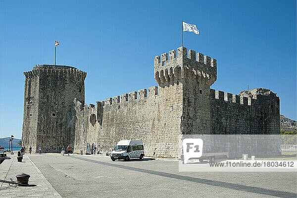 Festung Kamerlengo  Altstadt  Trogir  Split-Dalmatien  Kroatien  Trau  Europa
