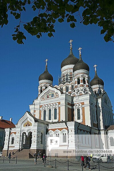 Alexander-Newski-Kathedrale  Baltikum  Europa  russisch-orthodox  Toompea-Hügel  Tallinn  Estland  Europa