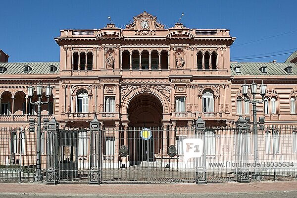 Casa Rosada  Presidential Palace  Plaza de Mayo  Buenos Aires  Argentina  South America