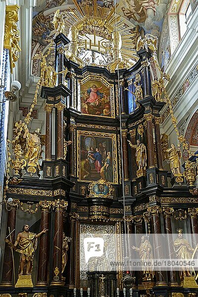 Altar  Wallfahrtskirche  Swieta Lipka  Ermland-Masuren  Heilige Linde  Marienheimsuchungs-Basilika  Warminsko-Mazurskie  Polen  Europa