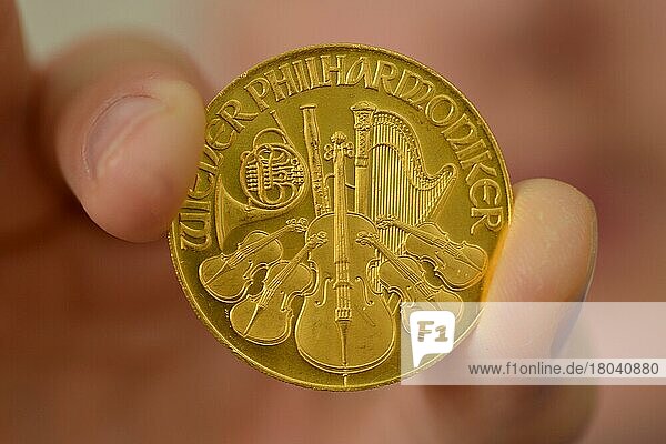 1 Unze  Wiener Philharmoniker  Goldmünze