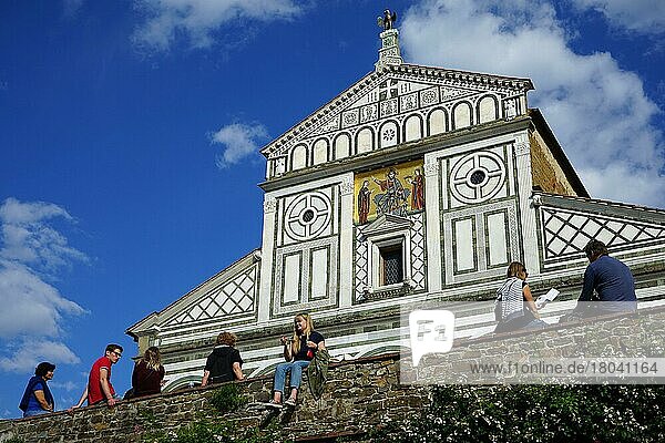 San Miniato al Monte  Florenz  Toskana  Basilica minor  Italien  Europa