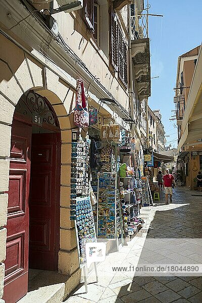 Altstadtgasse  Korfu  Griechenland  Kerkyra  Europa