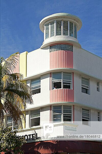 Art Deco District rund um den Ocean Drive in Miami Beach  Miami Beach  Florida  USA  Nordamerika