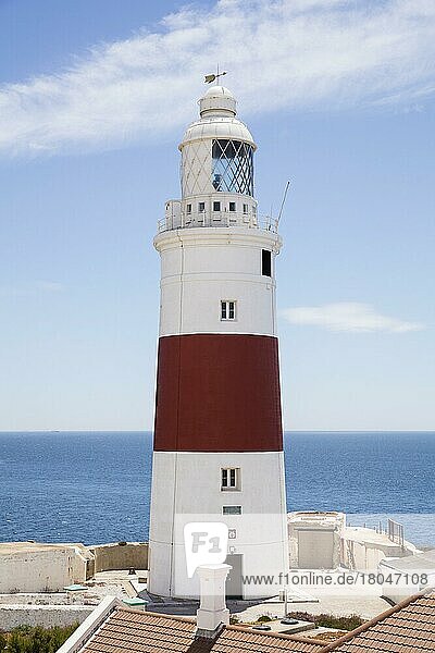 Leuchtturm point  Gibraltar  Großbritannien  Europa