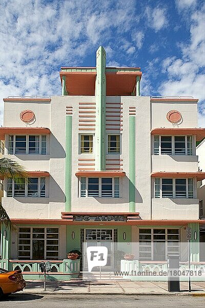 Art Deco District rund um den Ocean Drive in Miami Beach  Miami Beach  Florida  USA  Nordamerika