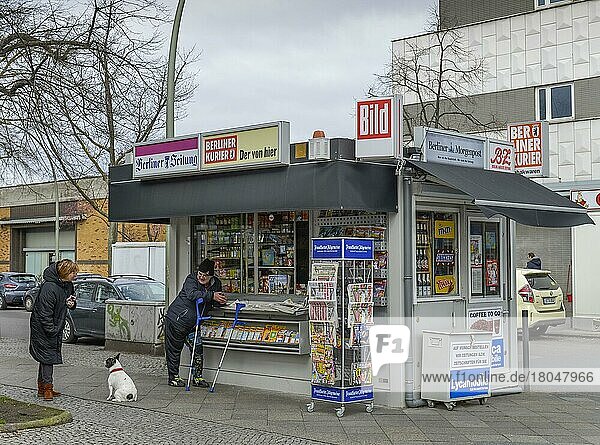 Newspaper kiosk  Residenzstraße  Reinickendorf  Berlin  Germany  Europe
