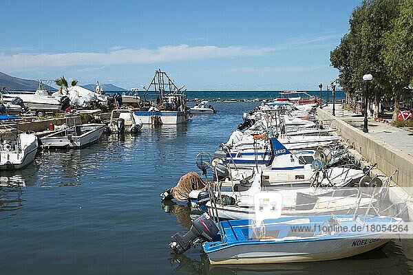 Hafen  Radhime  Riviera  Ionisches Meer  Albanien  Europa