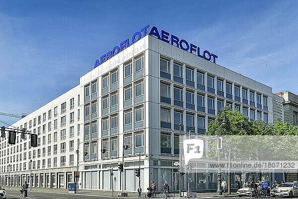 Aeroflot  Geschäftshaus  Glinkastrasse  Unter den Linden  Mitte  Berlin  Deutschland  Europa