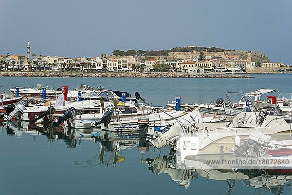 Hafen  Rethymno  Kreta  Griechenland  Europa