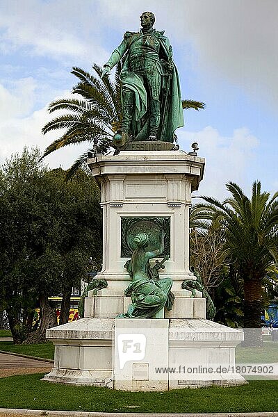 Denkmal für Andre Massena  Nizza  Cote d'Azur  Frankreich  Europa