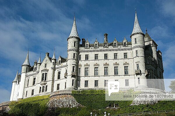 Dunrobin Castle  Highland  Schottland  Großbritannien  Europa