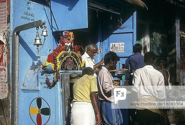 Teeladen in Madurai  Tamil Nadu  Indien  Asien