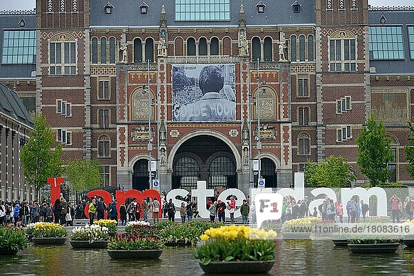 Rijksmuseum  Museumstraat  Amsterdam  Niederlande  Europa