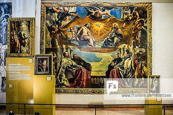 Gemälde vom Beginn der Karriere von Pieter Paul Rubens  Palazzo Duccale  königlicher Palast  Kastell San Giorgio  Mantua  Lombardei  Italien  Mantua  Lombardei  Italien  Europa