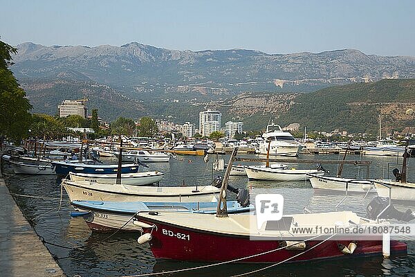 Hafen  Budva  Montenegro  Europa