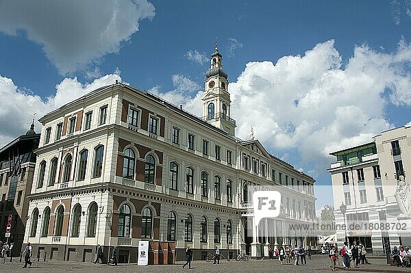 Rathaus  Rathausplatz  Altstadt  Riga  Lettland  Baltikum  Europa  Ratslaukums  Europa