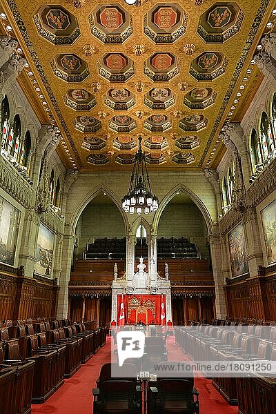 Senate  Parliament Building  Ottawa  Ontario  Canada  North America