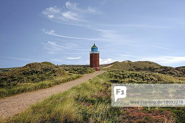 Lighthouse  Red Cliff  Kampen  Sylt  North Frisia  Schleswig-Holstein  Germany  Europe