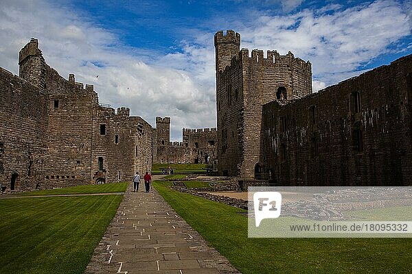 Burg  Caernafon  Wales  England  Großbritannien  Europa