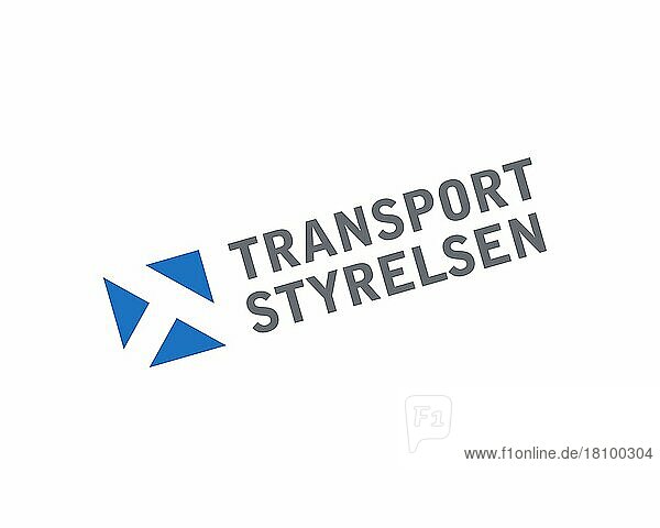 Swedish Transport Agency  gedrehtes Logo  Weißer Hintergrund