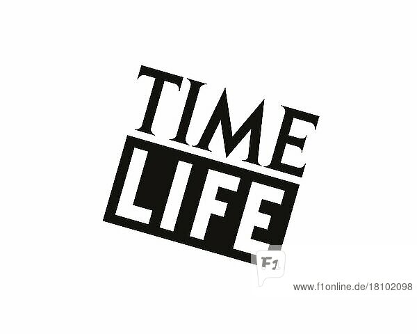 Time Life  gedrehtes Logo  Weißer Hintergrund B