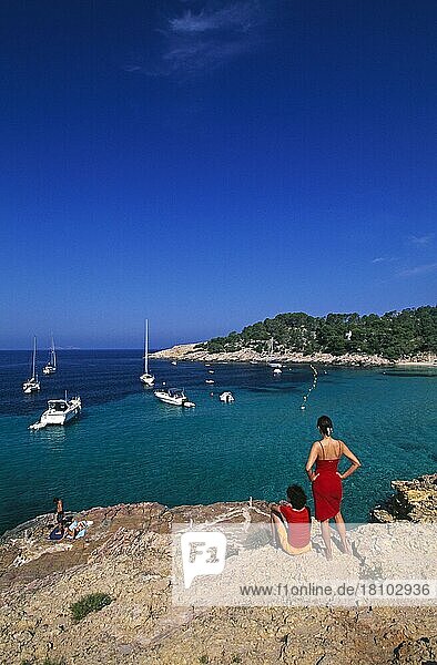 Cala Salada  Ibiza  Balearische Inseln  Spanien  Europa