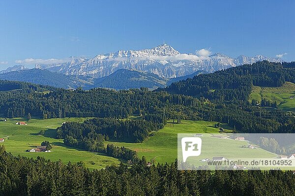 Saentismassiv  Appenzell  Schweiz  Europa