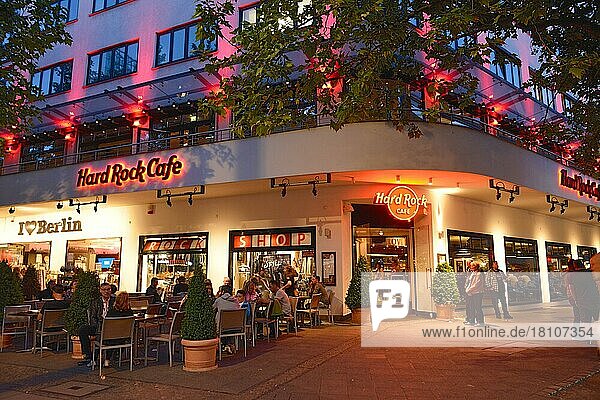 Hard Rock Cafe  Kurfürstendamm  Charlottenburg  Berlin  Deutschland  Europa