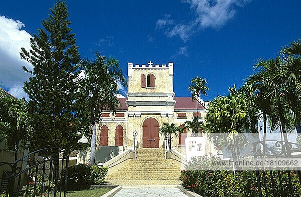 Frederik Lutheran Church in Charlotte Amalie  Caribbean  St.Thomas Island  American Virgin Islands