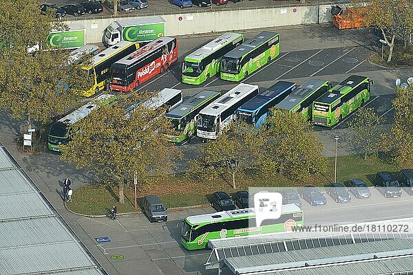Fernbusse  Zentraler Omnibusbahnhof  Messedamm  Charlottenburg  Berlin  Deutschland  Europa