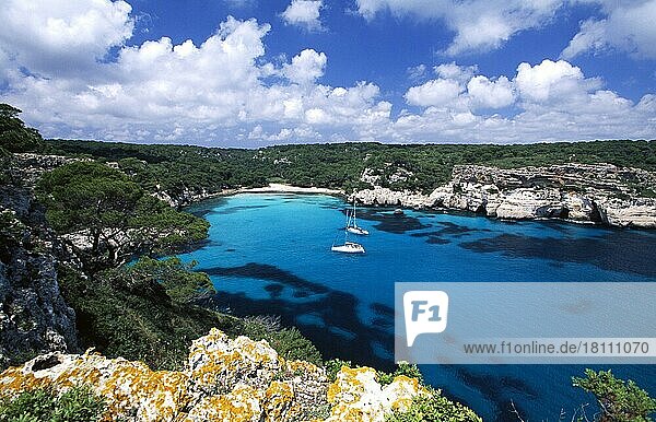 Cala Macarellata  Menorca  Balearische Inseln  Spanien  Europa