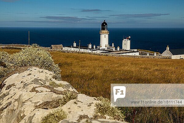 Lighthouse  Dunnet Head  Scotland  UK