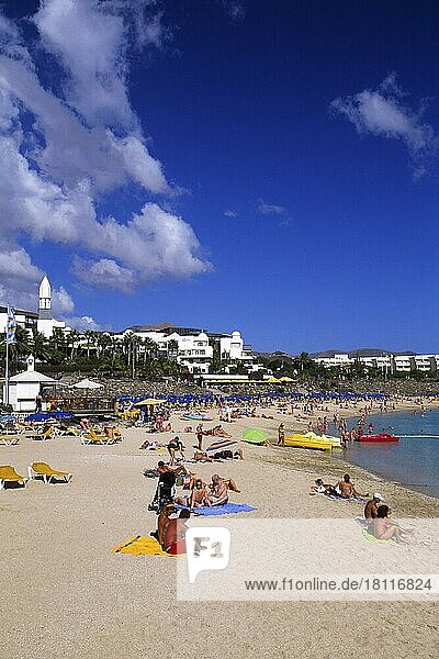 Playa Dorada in Playa Blanca  Lanzarote  Kanarische Inseln  Spanien  Europa