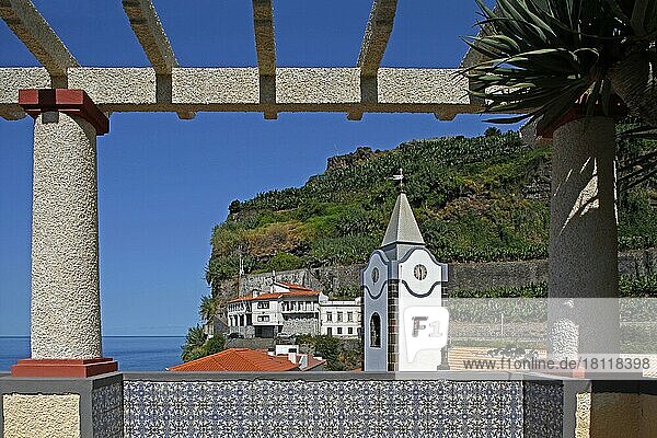 Altstadt von Ponta do Sol  Kirche Ingreja Nossa Senhora da Luz  Unsere Liebe Frau des Lichts  Madeira  Portugal  Europa